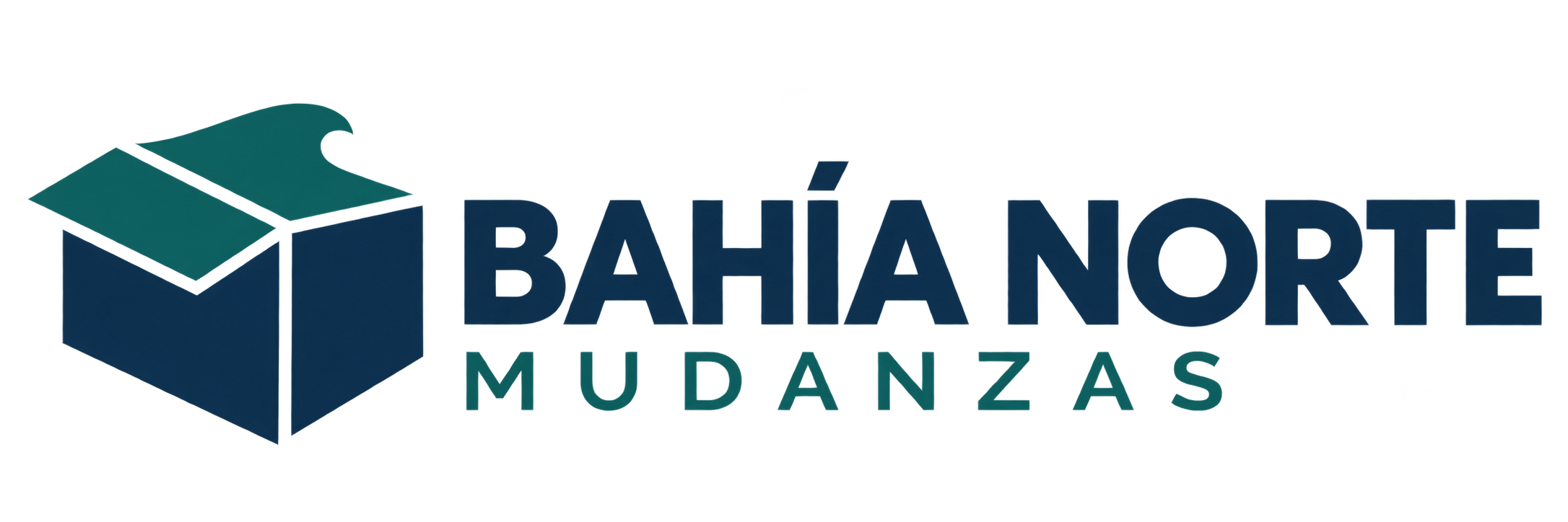 Mudanzas Bahía Norte, caja de mudanza con una ola